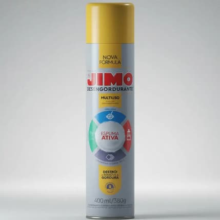 Desengordurante Multiuso Jimo - 500ml Limpeza Remove Gordura Difícil Cozinha Fogão