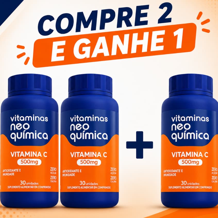 Pague 2 Leve 3 Vitamina C 30 Comprimidos Neo quimica
