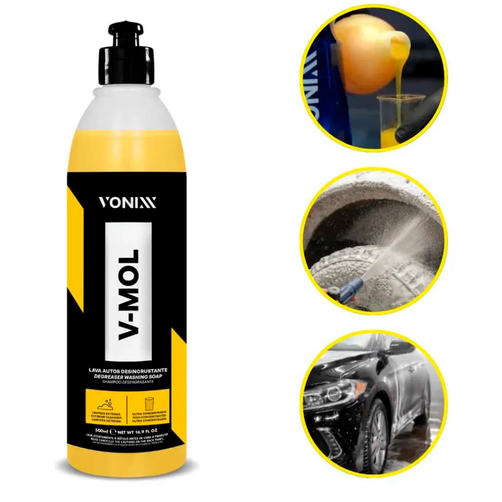 Shampoo Pré-Lavagem V-Mol 500ml Vonixx Desincrustante Cereja
