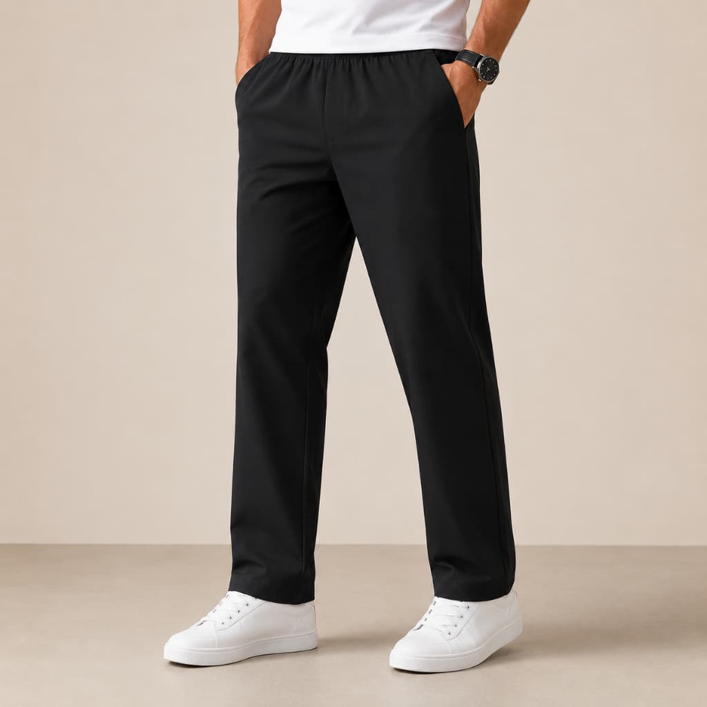 Calça Tactel Unissex 3 Bolsos Boca Larga Tecido Corta Vento