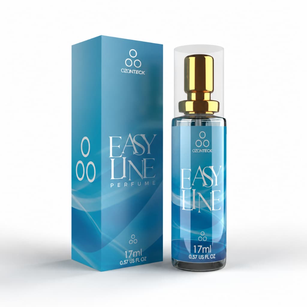 Perfume Masculino Easy Line Ozonteck 17ml | 33% Essência Fixação Excelente | Parfum Premium Luxo