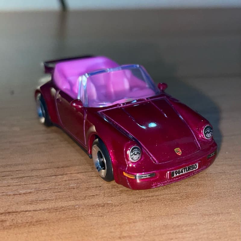 Carrinho Miniatura Porsche 911 Turbo Cabriolet Hot Wheels - Loose