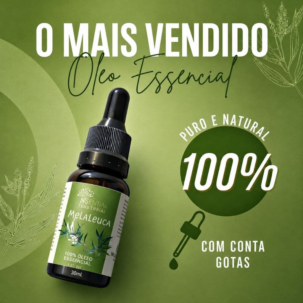 ￼Óleo Essencial Melaleuca 100% Puro Florest Brasil-envio imediato