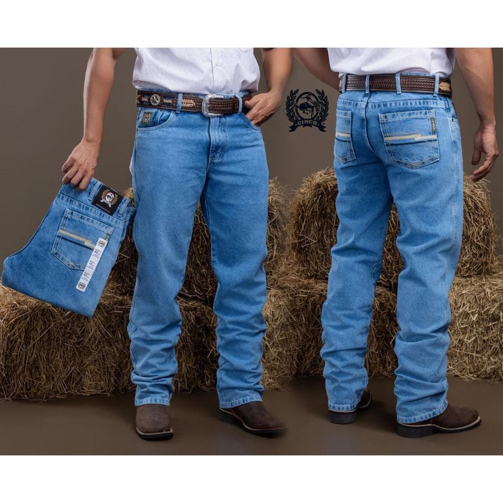 CALÇA COUNTRY JEANS  MASCULINA RODEIO E AMERICANA LACO COWBOY JEANS GROSSO E LANÇAMENTO JEANS GROSSO