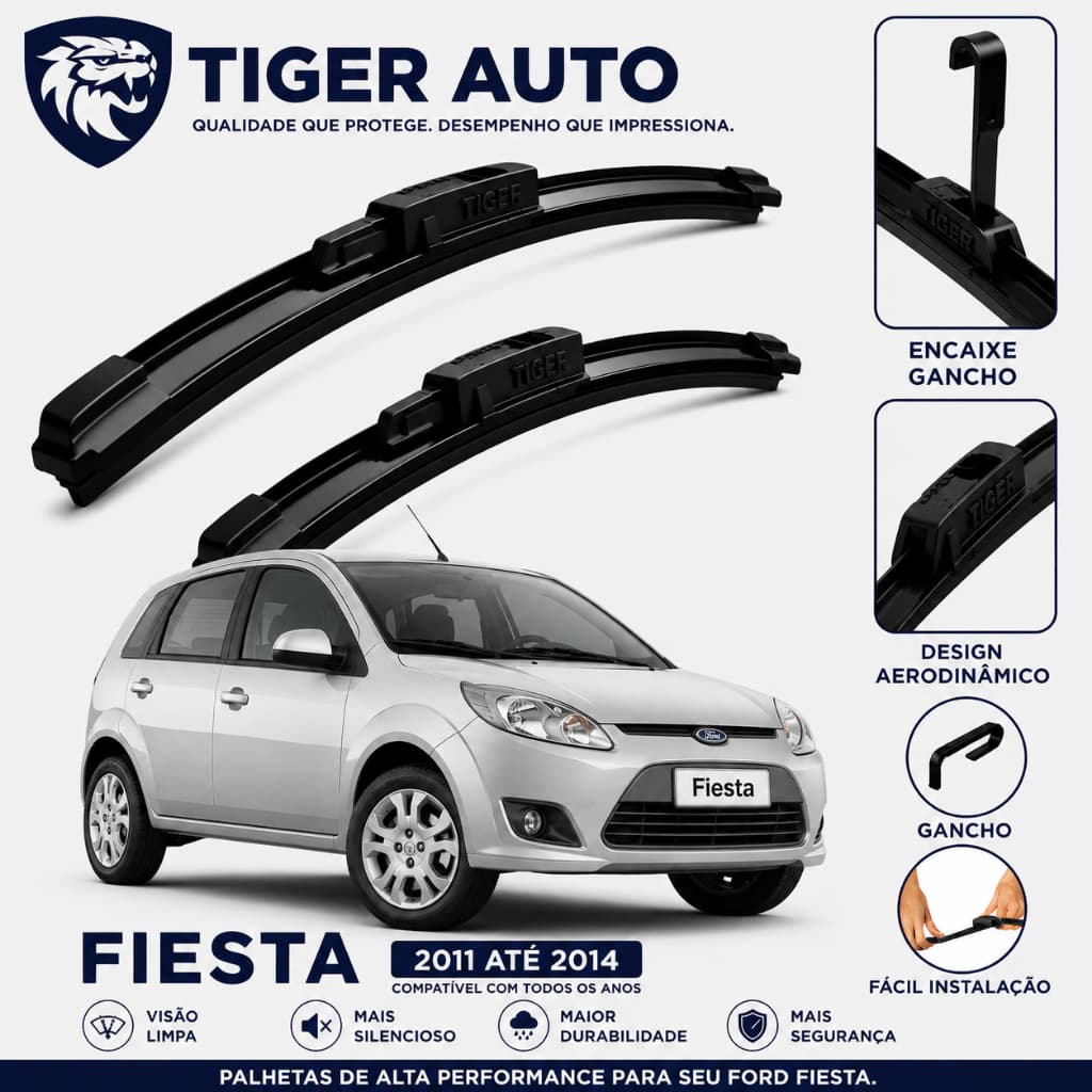 palheta dianteira Ford Fiesta 2011 ATÉ 2014