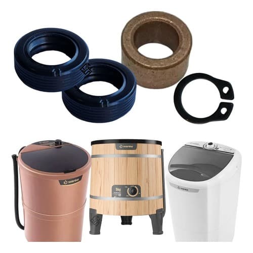 Kit Vedação Wanke Retentor Bucha Anel Lavadora Wanke Space Maria Tradicional