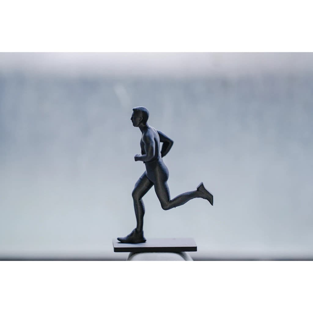Maratonista Escultura Decorativa Minimalista
