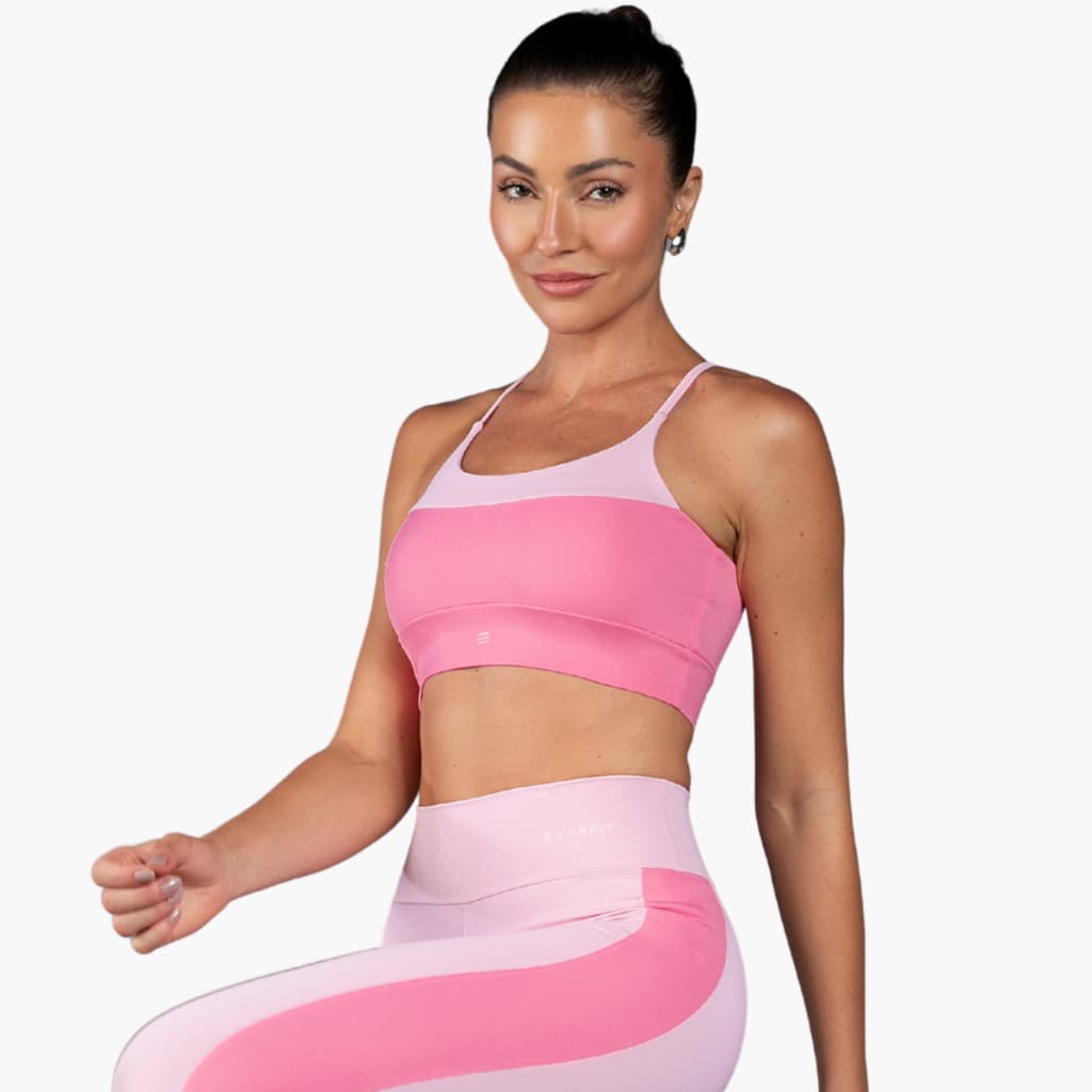 Top Fitness Academia Corrida Feminino Poliamida Academia Treino E Crossfit Alça Fina
