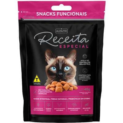 Biscoito para gato- Petisco Alinutri Funcional Receita Especial para Gatos