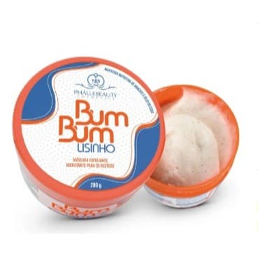 Bum Bum Lisinho Creme Hidratante Corporal Pele Macia e Hidratada Uso Diário