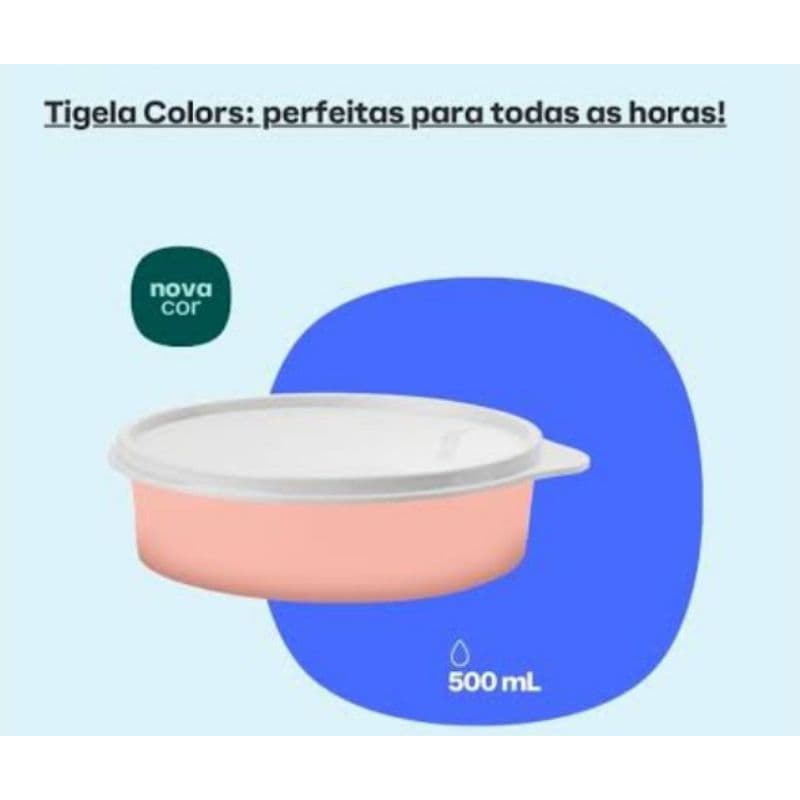 Tupperware Tupper Tigela Colors 500ml.