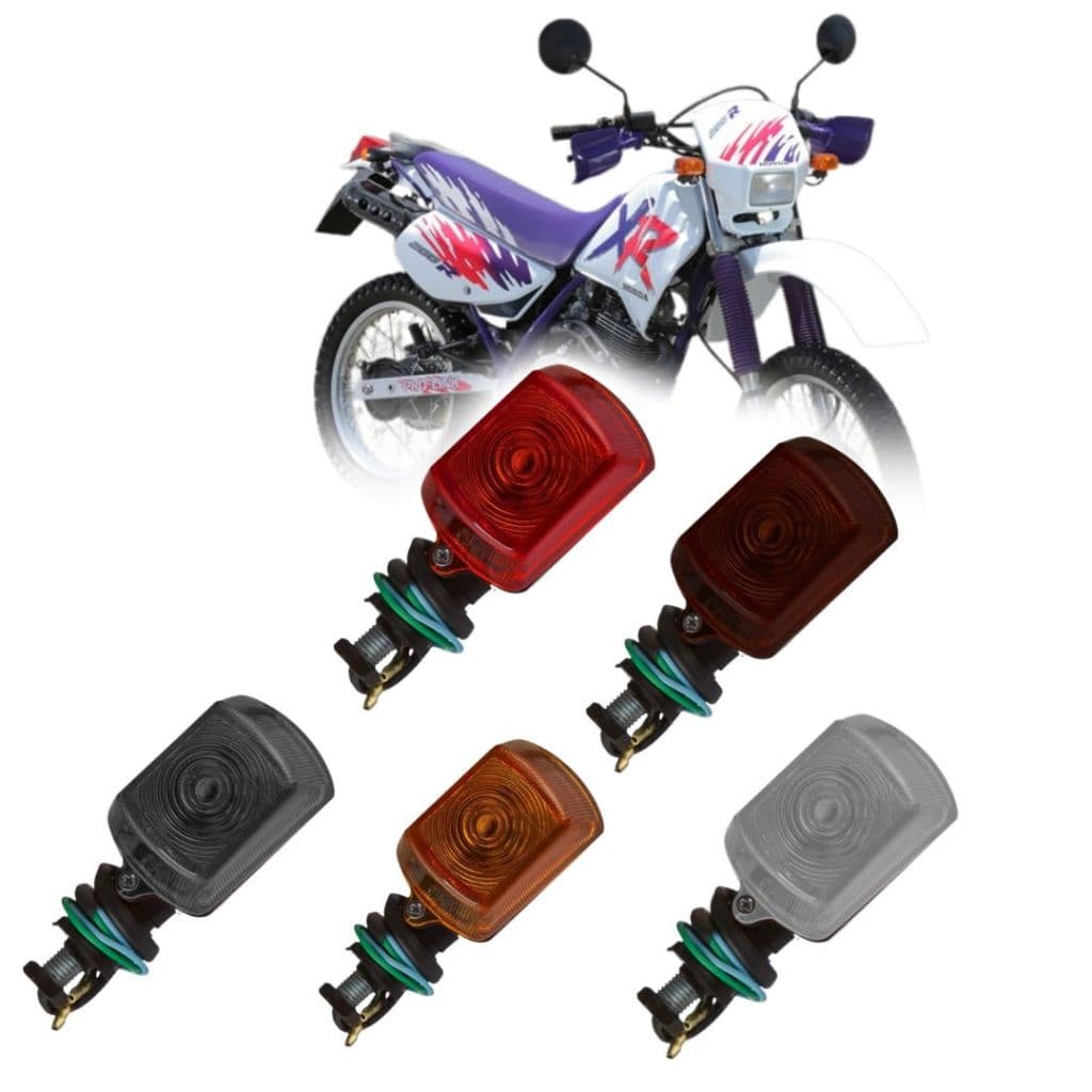 Pisca Seta da XR 200 1995 1996 1997 1998 1999 2000 Modelo Original Pro Tork Fume Cristal Vermelho