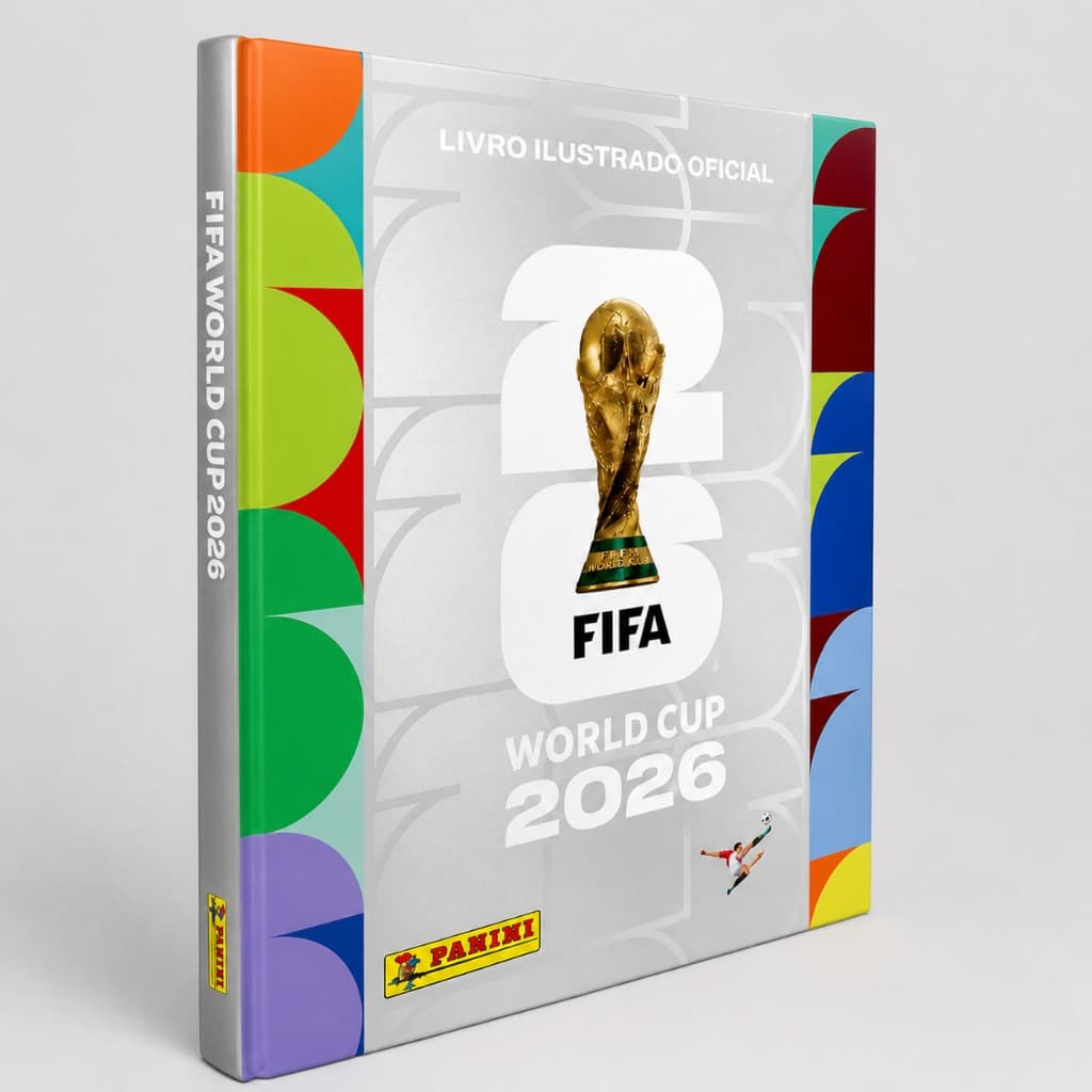 Álbum Capa Dura Prata Copa do Mundo 2026