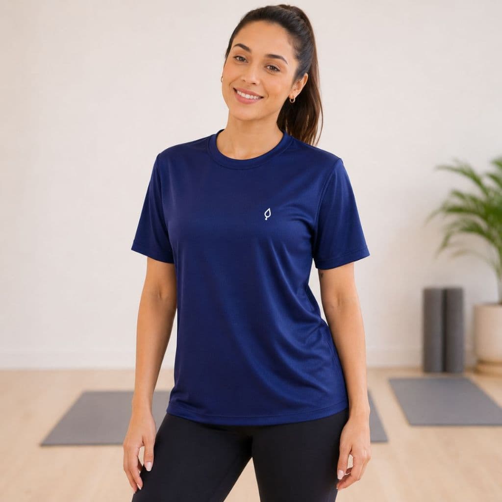 Camiseta Feminina Dry Fit Blusa Manga Curta Para Treino Academia Caminhada Corrida Super Confortável