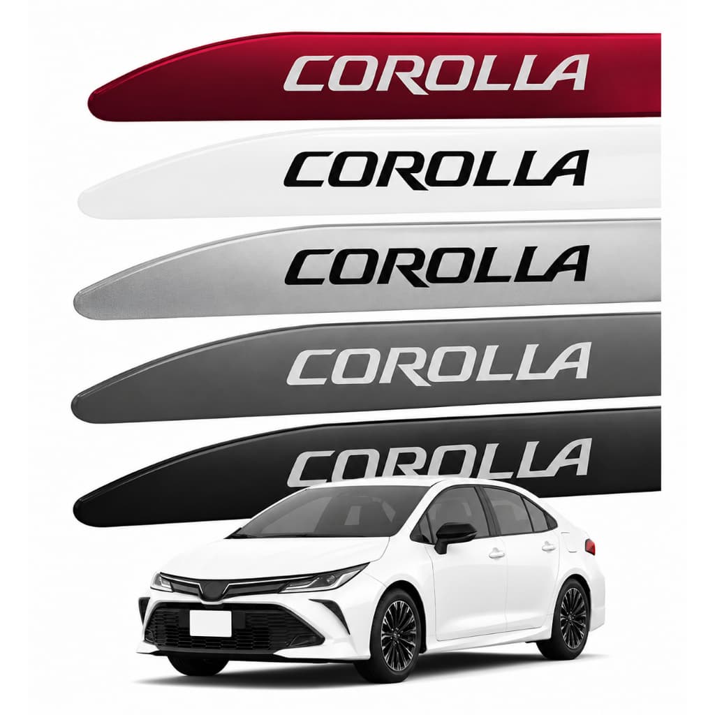 Jogo Friso Lateral Para Corolla 20 21 22 23 24 Automotivo