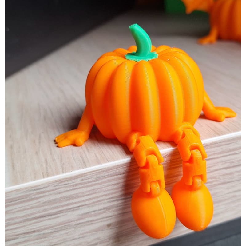 Abóbora Articulada Decoração Halloween