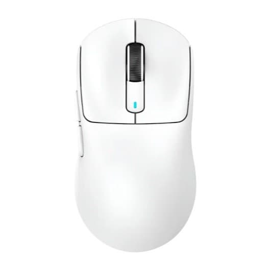 Mouse Gamer Attack Shark X3 Paw3395 Sem Fio 2.4G Bluetooh Com Cabo Usb Cor Branco