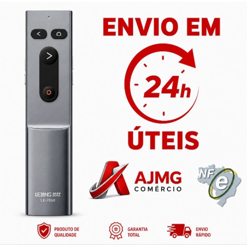 Controle Apresentador Apontador Sem Fio Interface Dupla Para Projetor Powerpoint Slide PDF