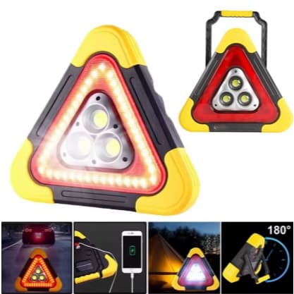 Triangulo Para Carro Sinalização De Segurança Sinalizador Automotivo