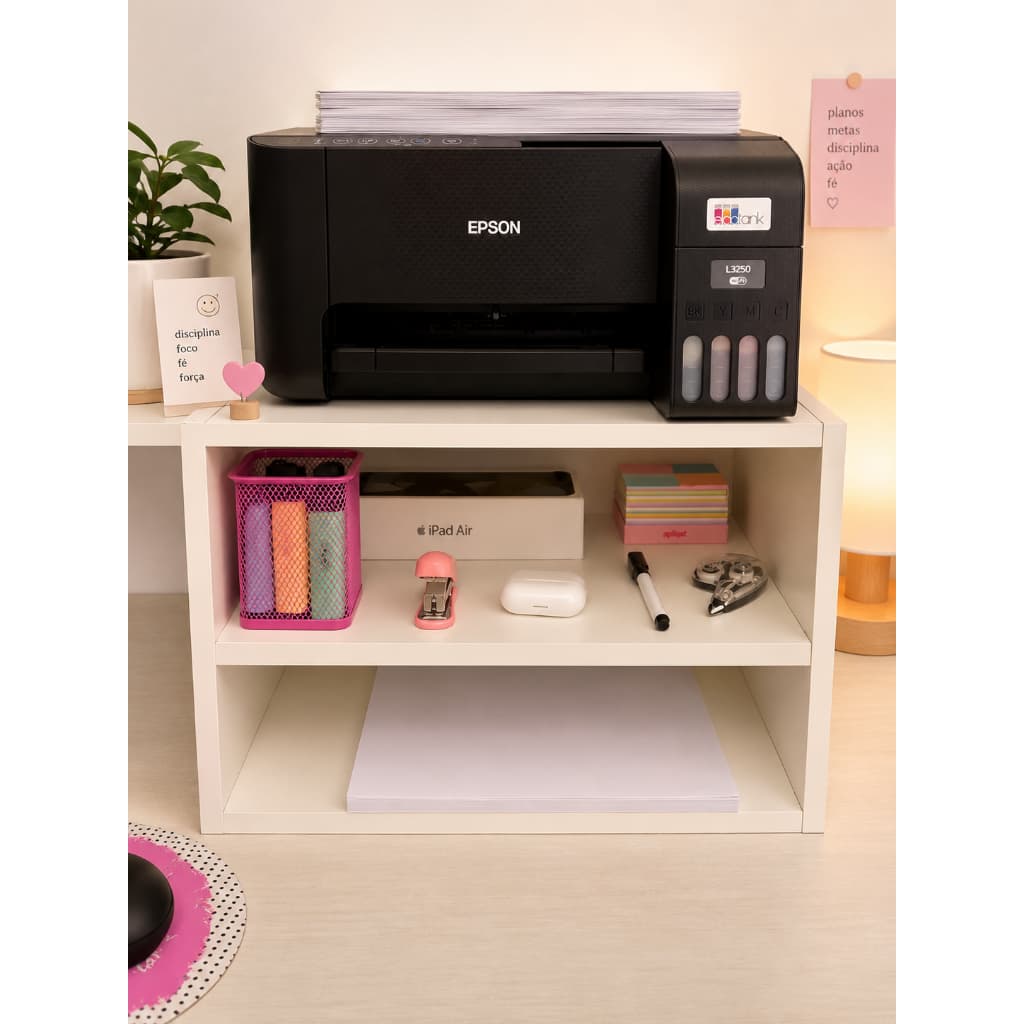 Suporte de Mesa Escaninho Organizador Para Impressora - Compmovel