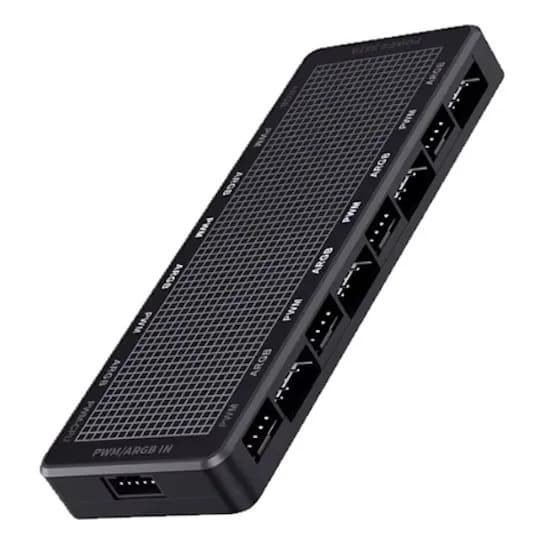 Controladora Teucer Lp 8 Hub Usb Argb Para 8 Fans