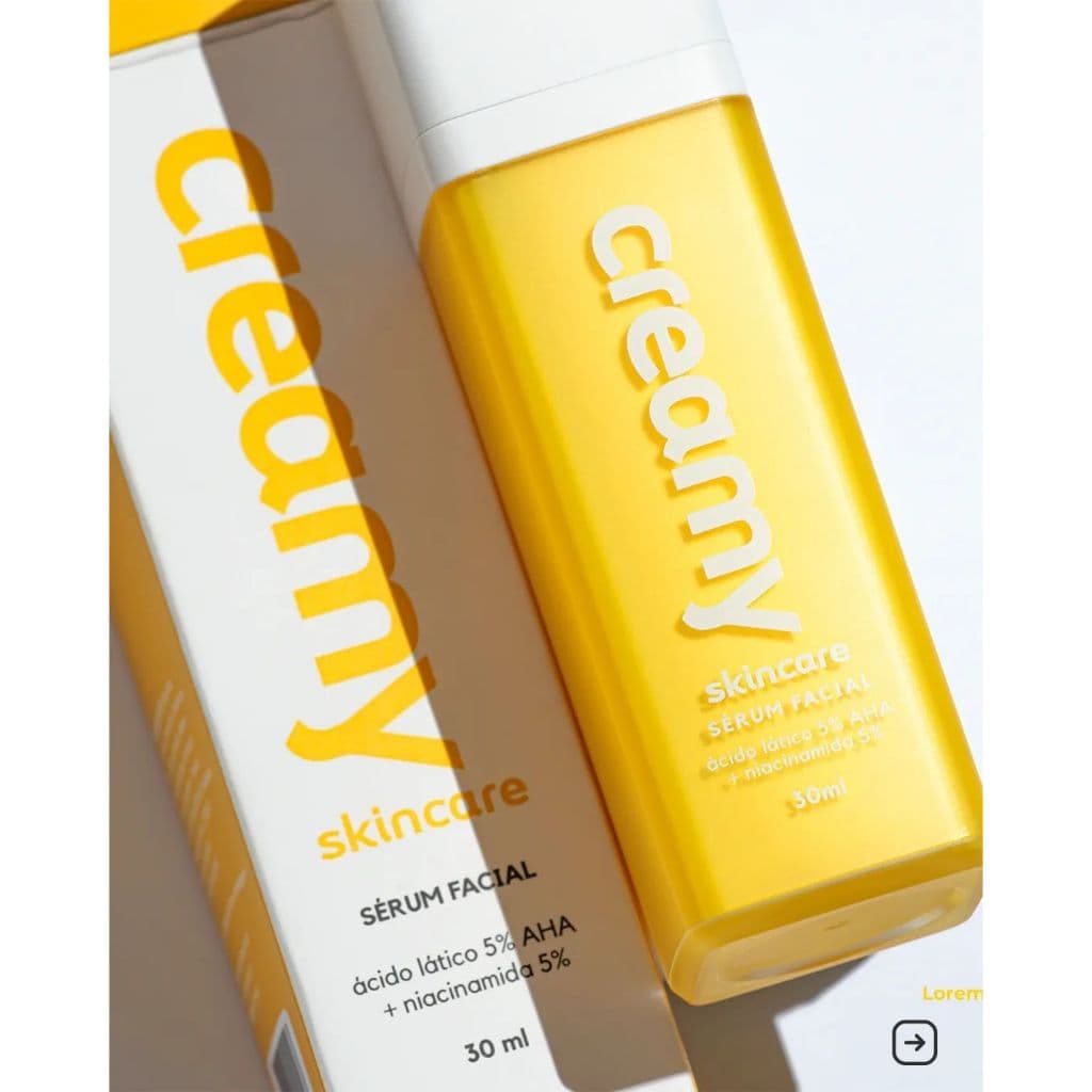 Sérum Facial Ácido Lático Creamy Skincare 30g