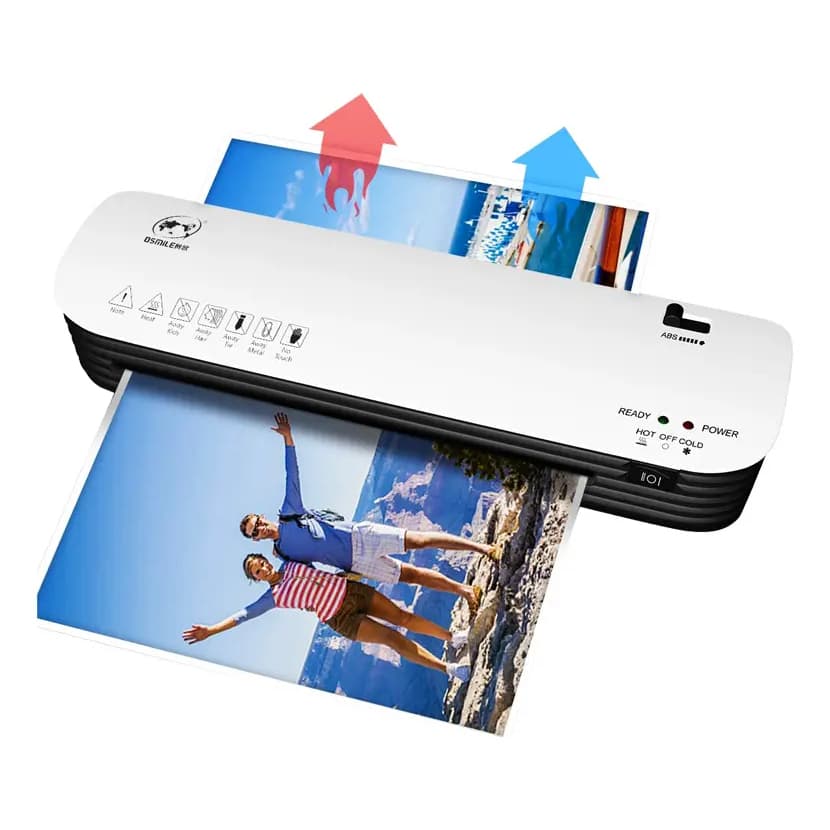 Laminadora Plastificadora A4 iBoa Frio Quente 230mm 260W 2 Rolos 220V