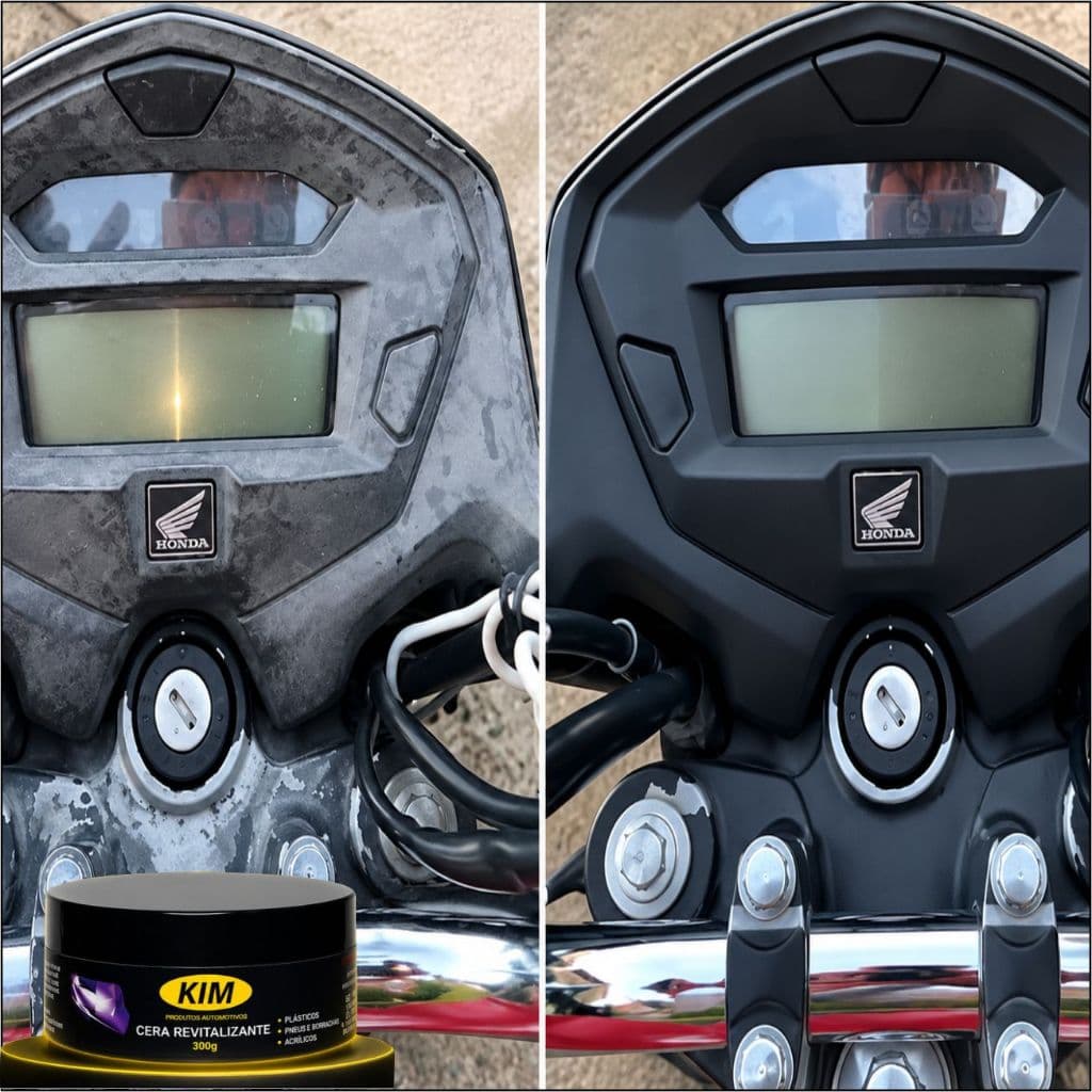 Revitalizador de Plástico Parachoque, carro e moto Oficial Cera