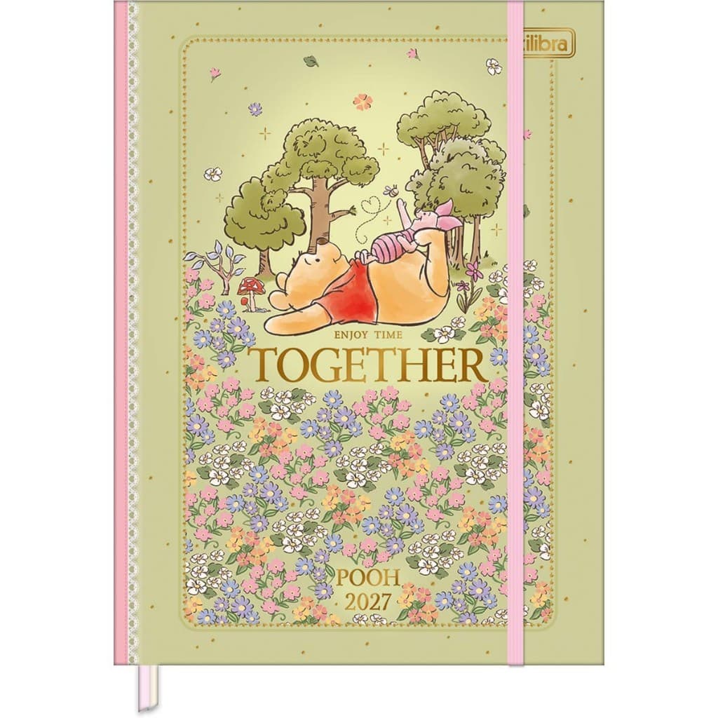 Agenda Costurada Pooh M7 2027 - Tilibra