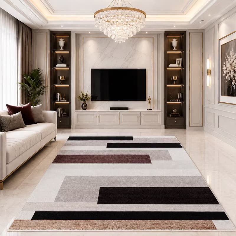 Tapete sala indiano aveludado Luxuoso 2,00x2,40 Promoção