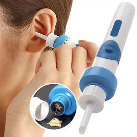 Dispositivo Elétrico para Limpeza de Ouvido Estilo Japonês – Removedor de Cera Auricular com Luz LED