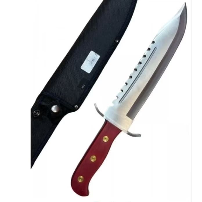 Faca Esportiva Premium Aço Inox Camping Caça Pesca Sobrevivência Com Bainha