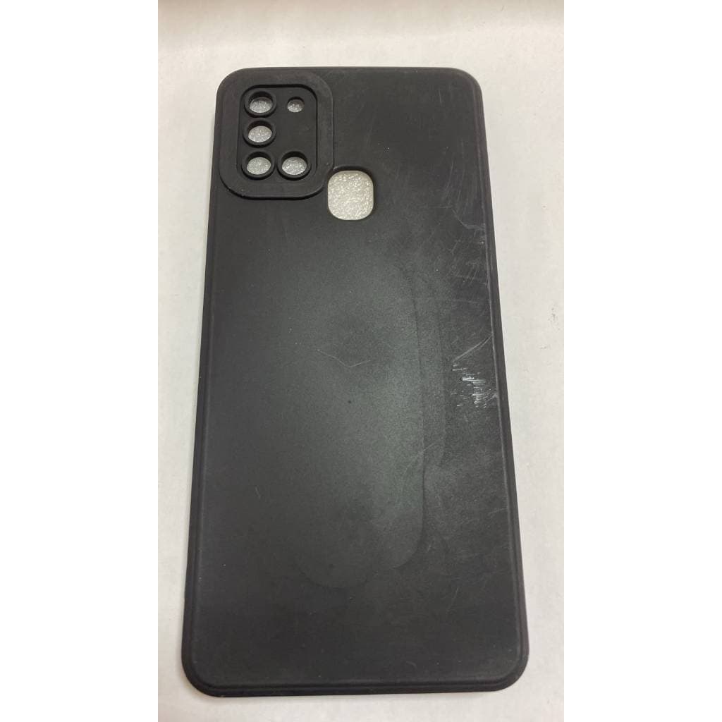 Capinha Silicone Premium Fosca Preto Compatível Com A21s