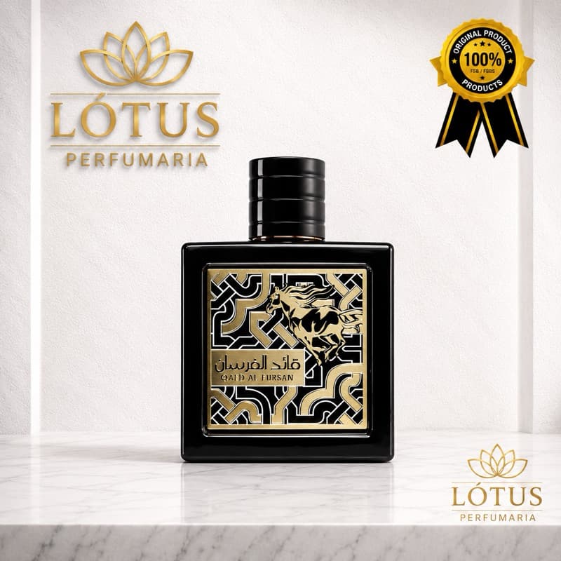 Perfume Árabe Unissex Lattafa Qaed Al Fursan- 90ml- EDP- Original