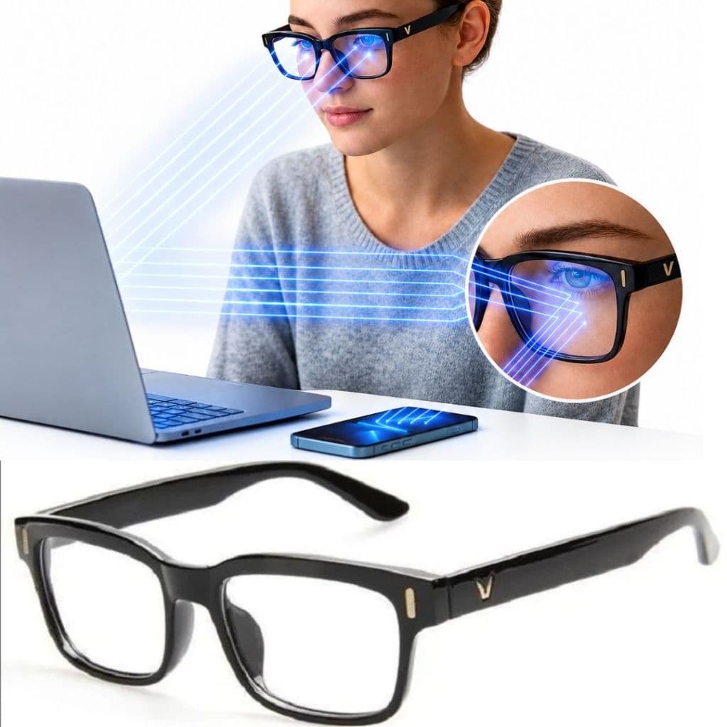 Óculos Anti Luz Azul Para Computador Celular e Notebook