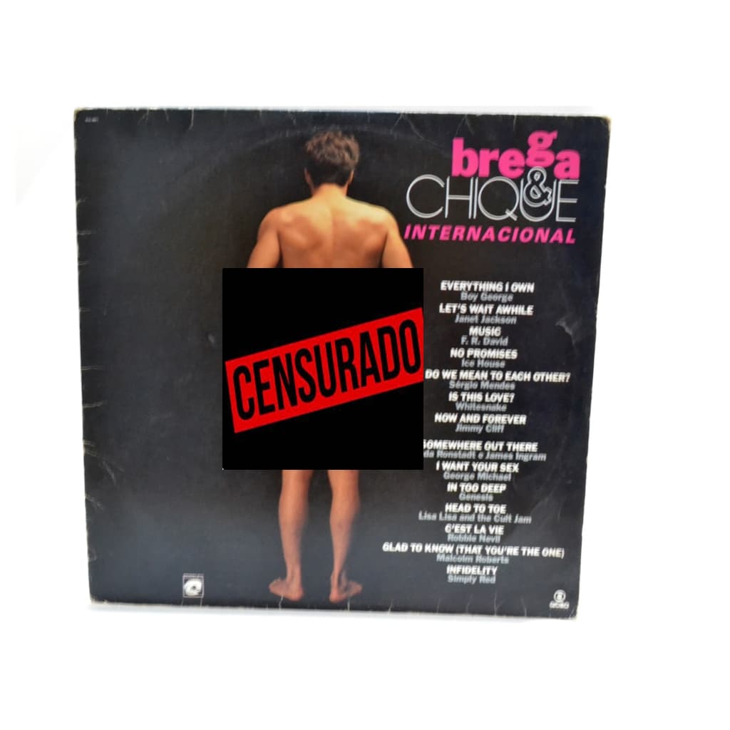 Brega & Chique Internacional Disco Vinil LP 1987 Usado