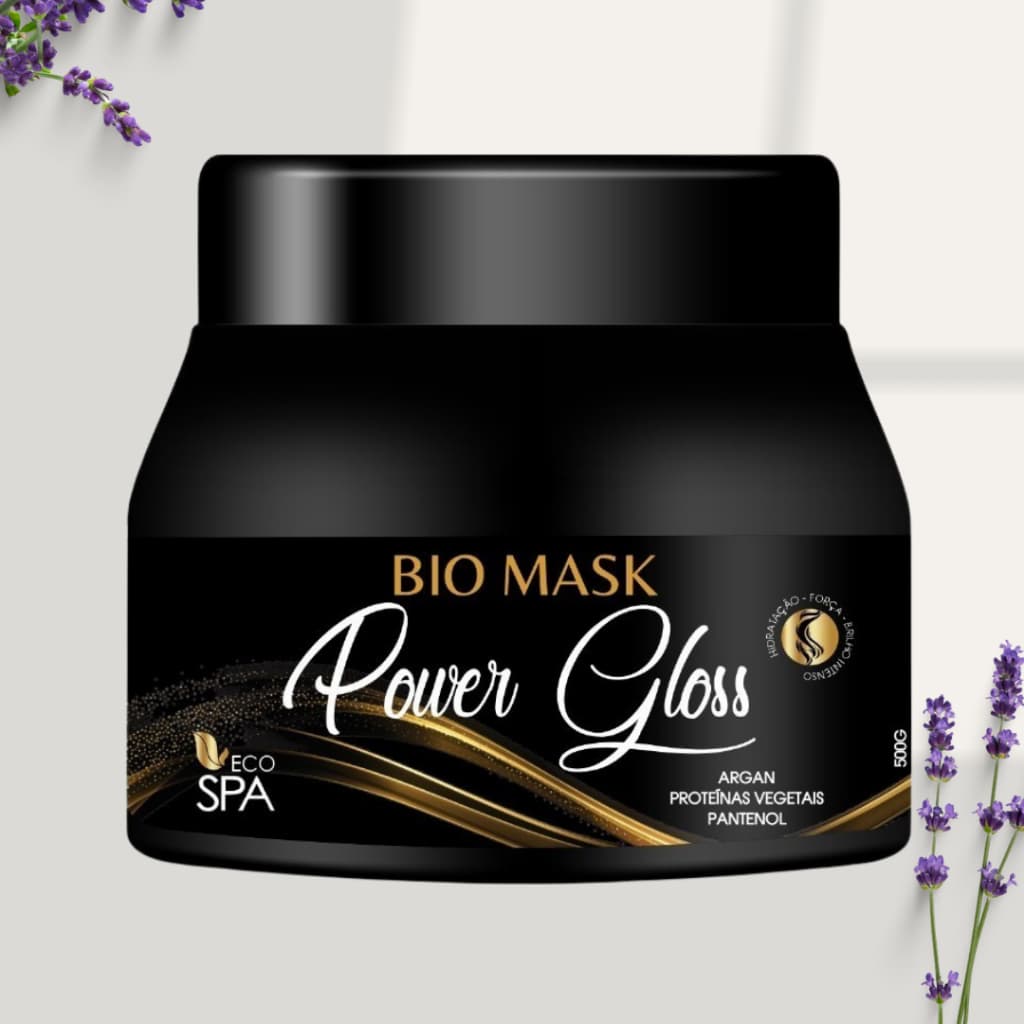Gloss Mascará Capilar + BRILHO! - Com Selador Termico - Eco Spa