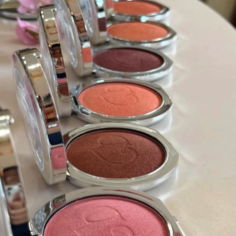 Really Blushed LANÇAMENTO Blush Cintilante Linha Blow Ruby Rose