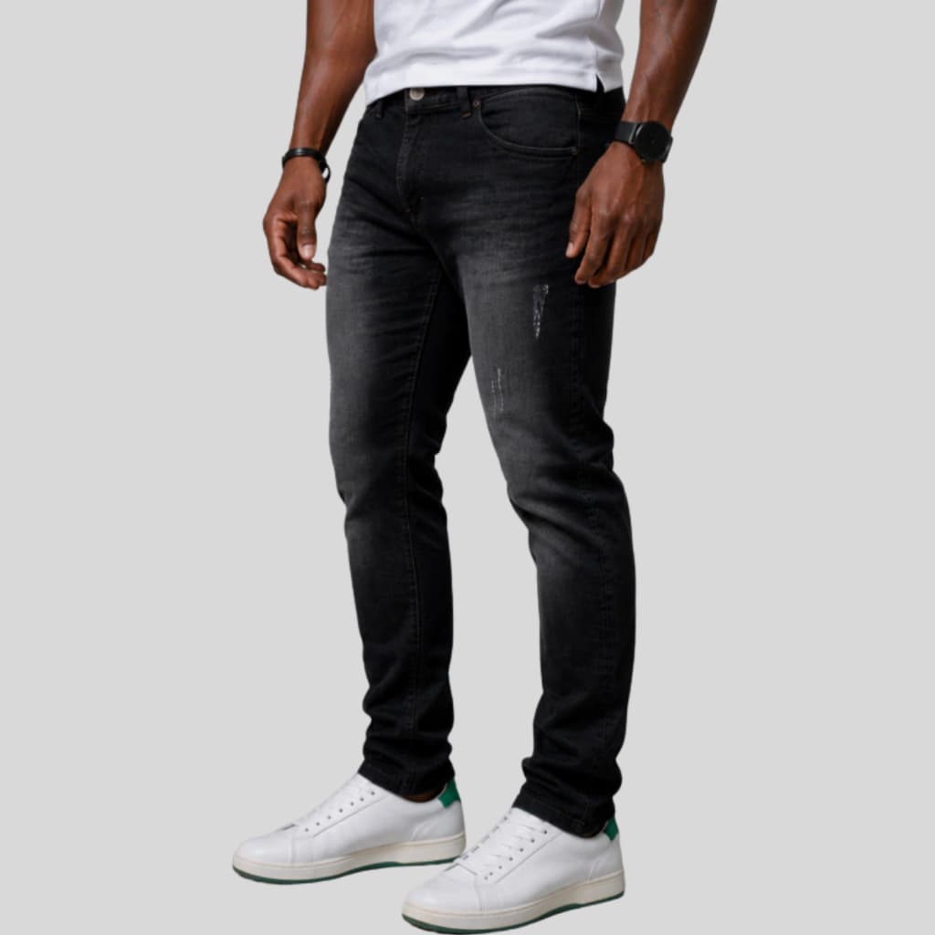 Calça Jeans Masculina Slim Com Lycra Elastano Premium |  Luxo Conforto Absoluto - Presente Pai