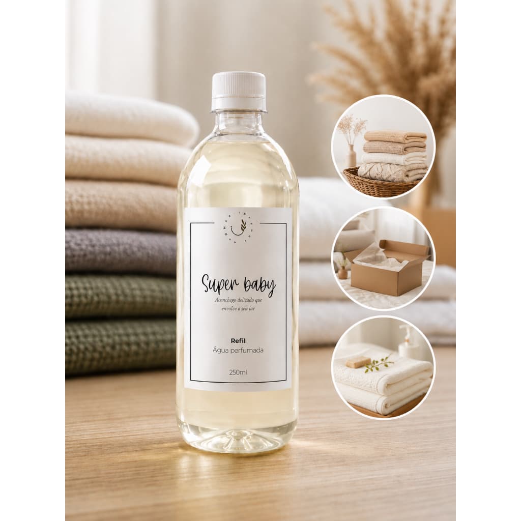 Refil Água Perfumada para Roupas 250ml | Perfume para Tecidos, Lençóis e Cortinas | Intensy Aromas