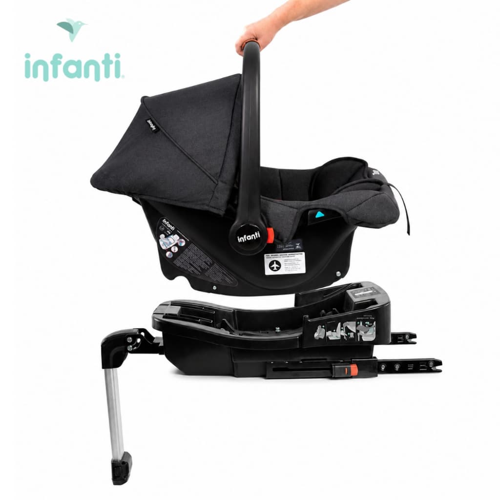 Kit Bebê Conforto e Base com Isofix ou Sem Infanti Compativel com Carrinho Romanzo