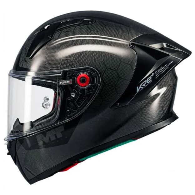 Capacete MT KRE+S Fim Pure A1 Preto Brilhante