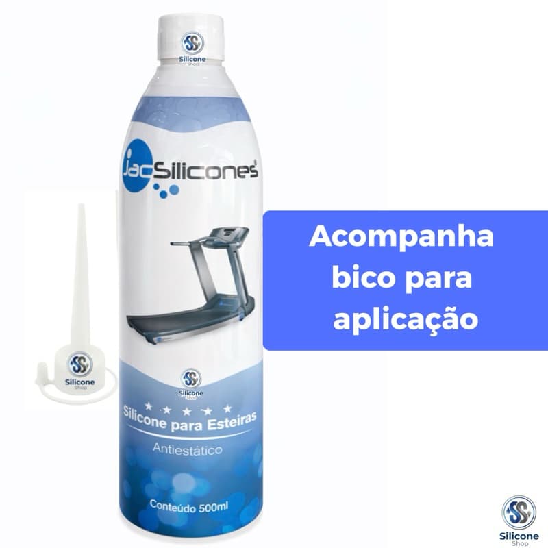 Silicone lubrificante para esteiras 500ml Jac Silicones 100% puro
