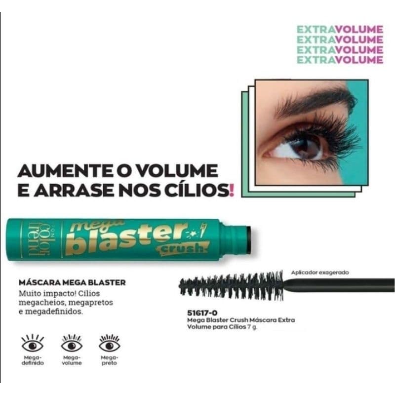Máscara extra volume cílios Avon 7g