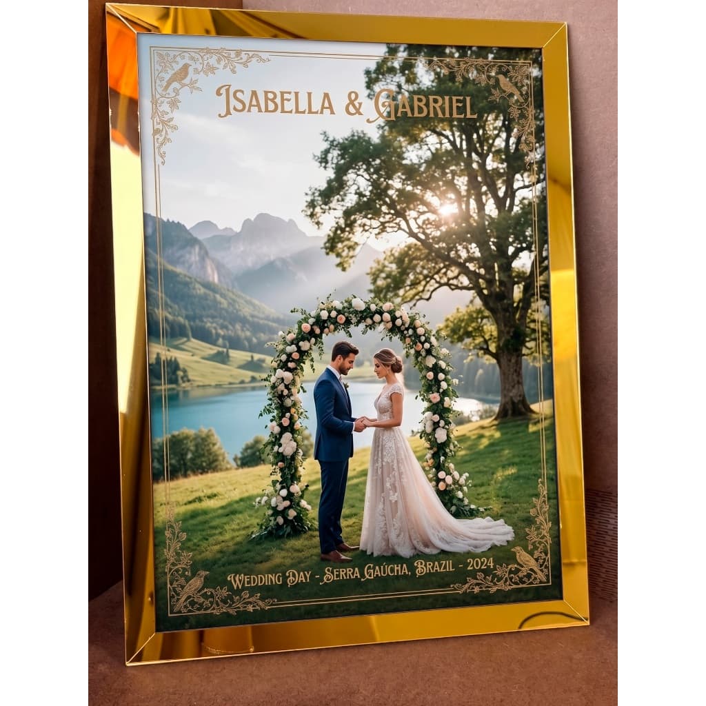 QUADRO MOLDURA A3 42X30CM EM ACRÍLICO ESPELHADO OU PEROLADO LUXO PREMIUM CASA ESCRITÓRIO