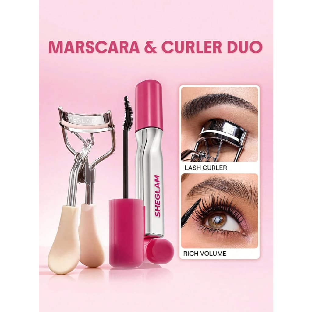 Sheglam Rímel Máscara Para Tratamento De Cílios e Curvador de Cílios - 100% Original