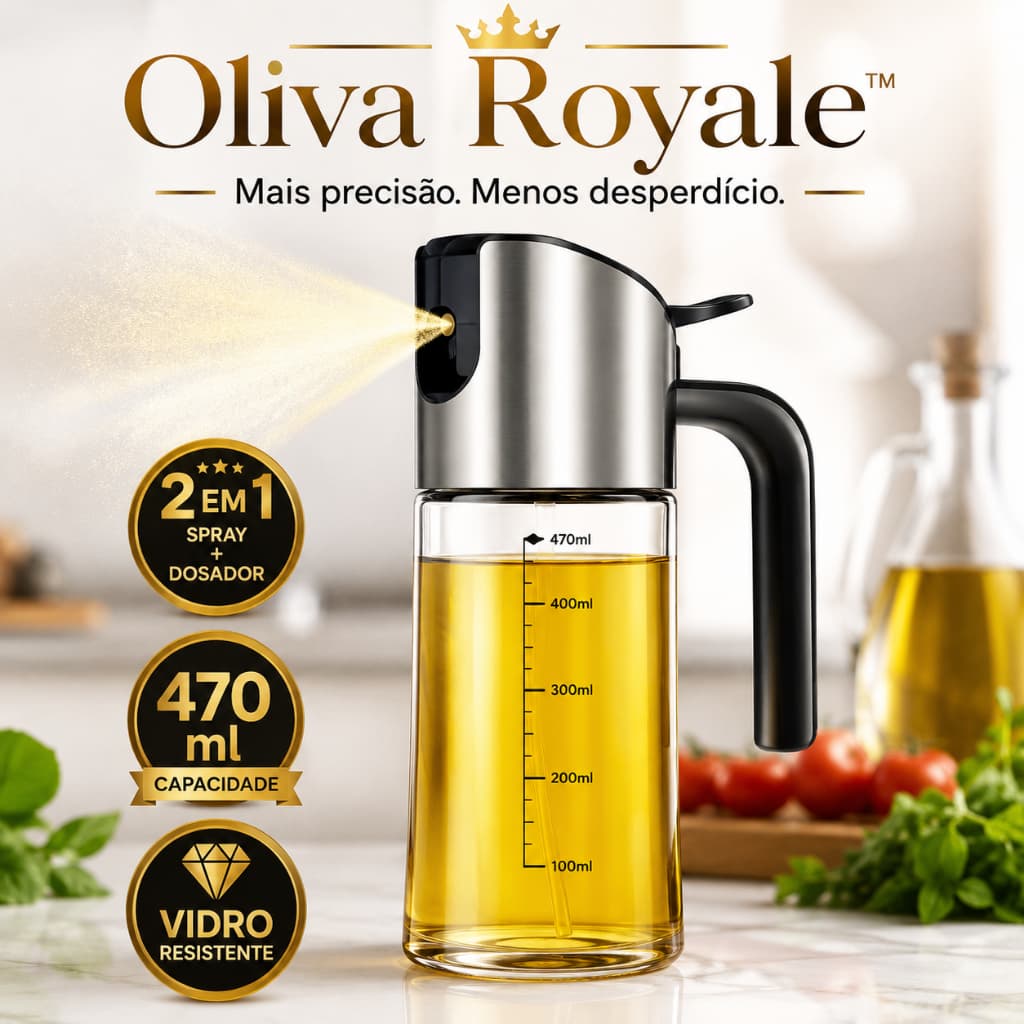 Borrifador Dosador Vidro 470ml Spray Para Azeite Vinagre Temperos Cozinha