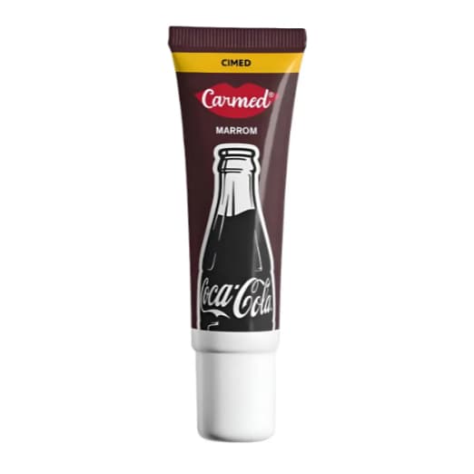Carmed Hidratante Labial Coca Cola Marrom 10g
