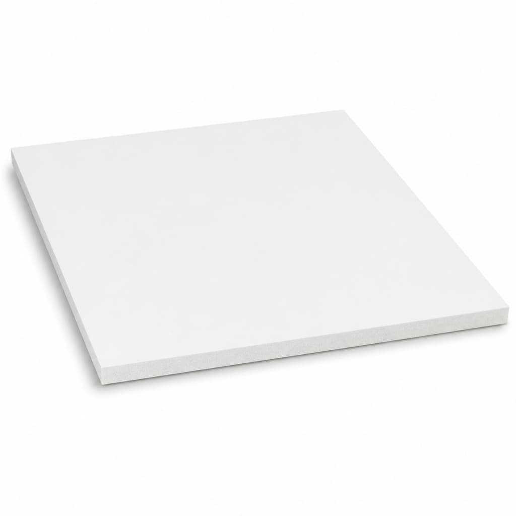 Placa Chapa PVC Expandido Branco 5mm Maquete Artesanato Comunicação Visual Várias Medidas