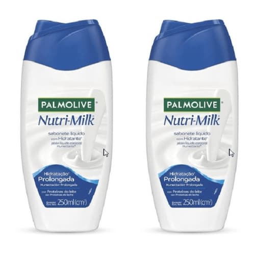 Kit 2 Sabonete Líquido para Corpo Palmolive Nutri-Milk Hidratante 250ml